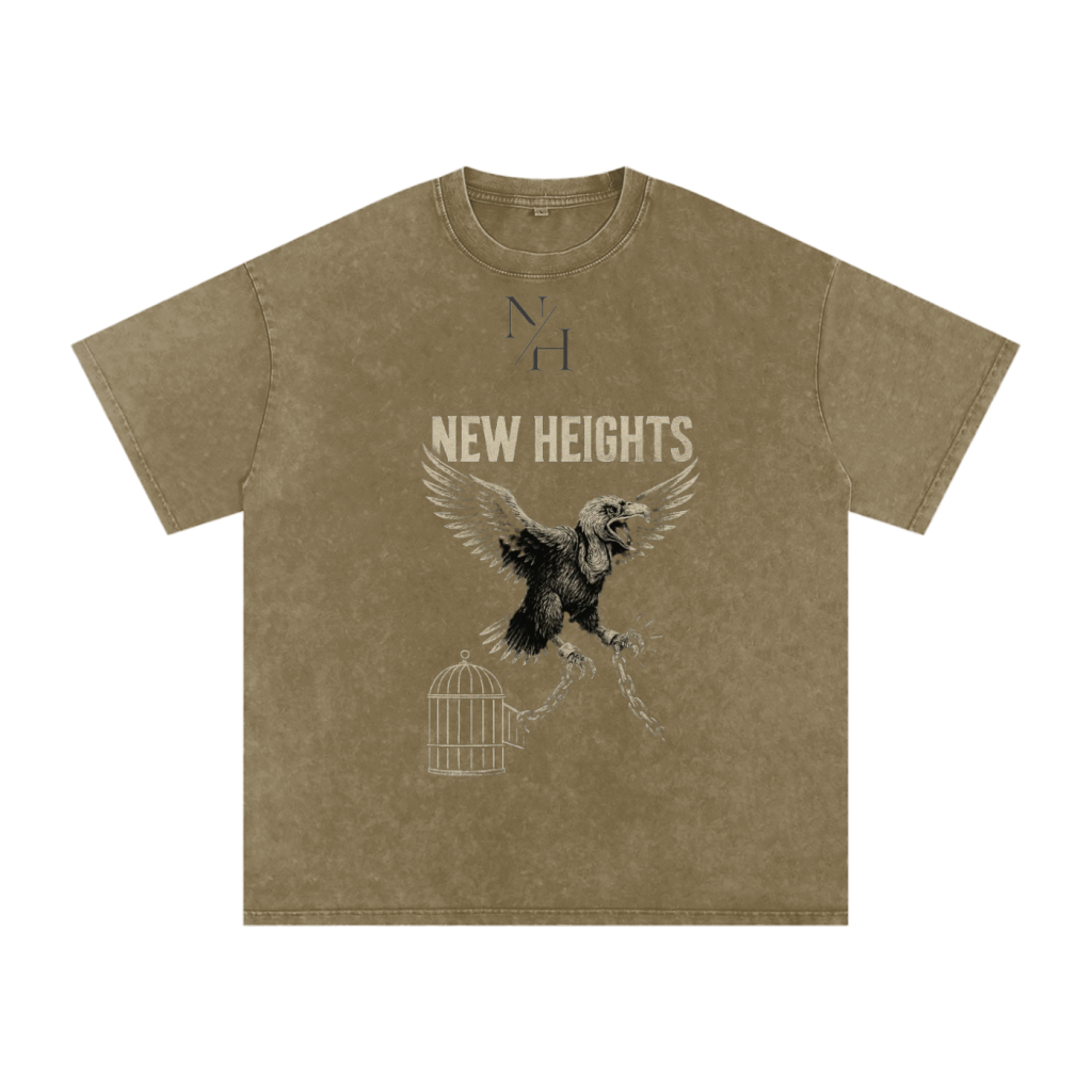 New Heights Acid Wash Oversize T-shirt
