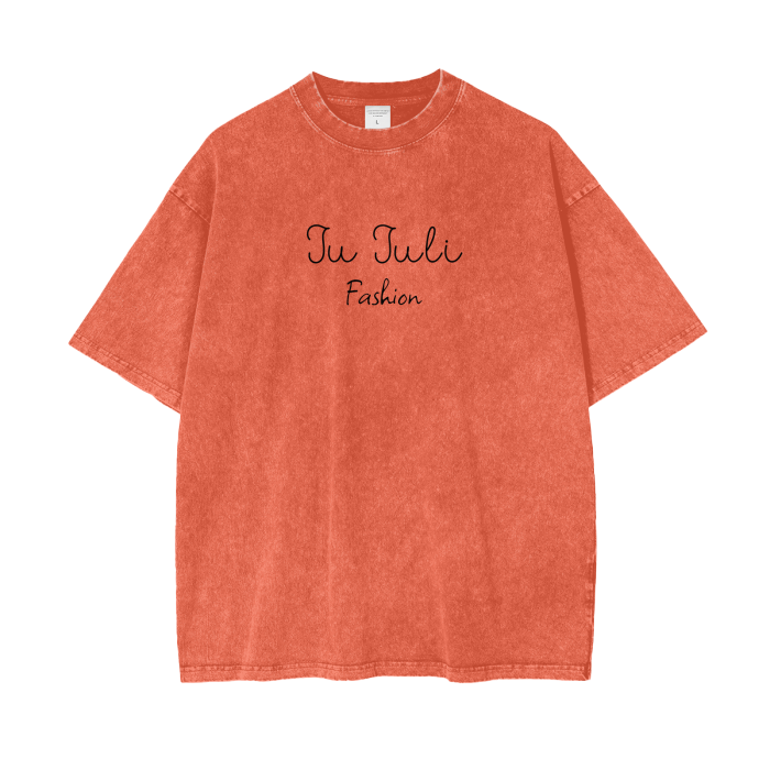 Jū Juli klassisches T-Shirt (orange)