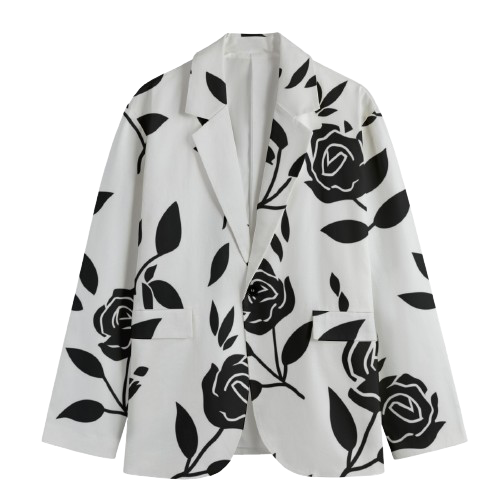 Jū Juli- “The Black Rose” Blazer Set