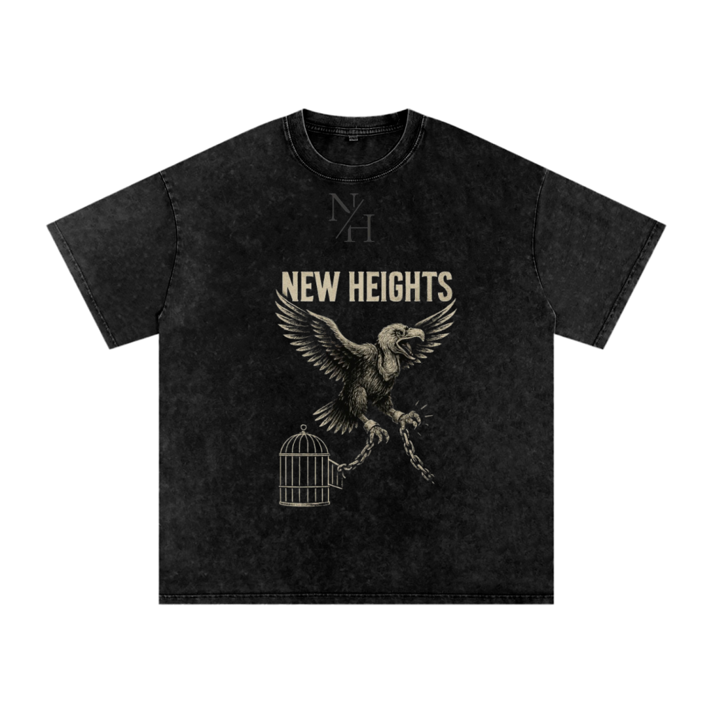 New Heights Acid Wash Oversize T-shirt