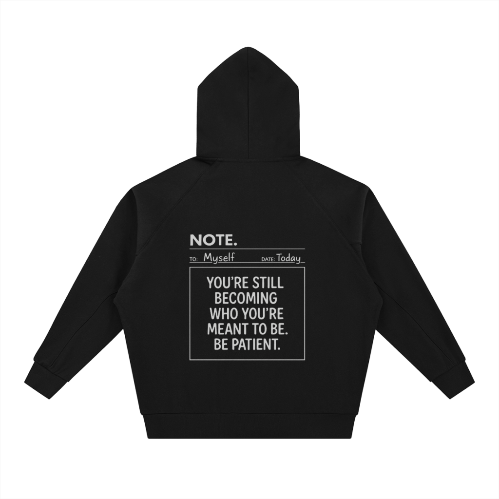 Jū Juli- “Note to self” Zip Hoodie