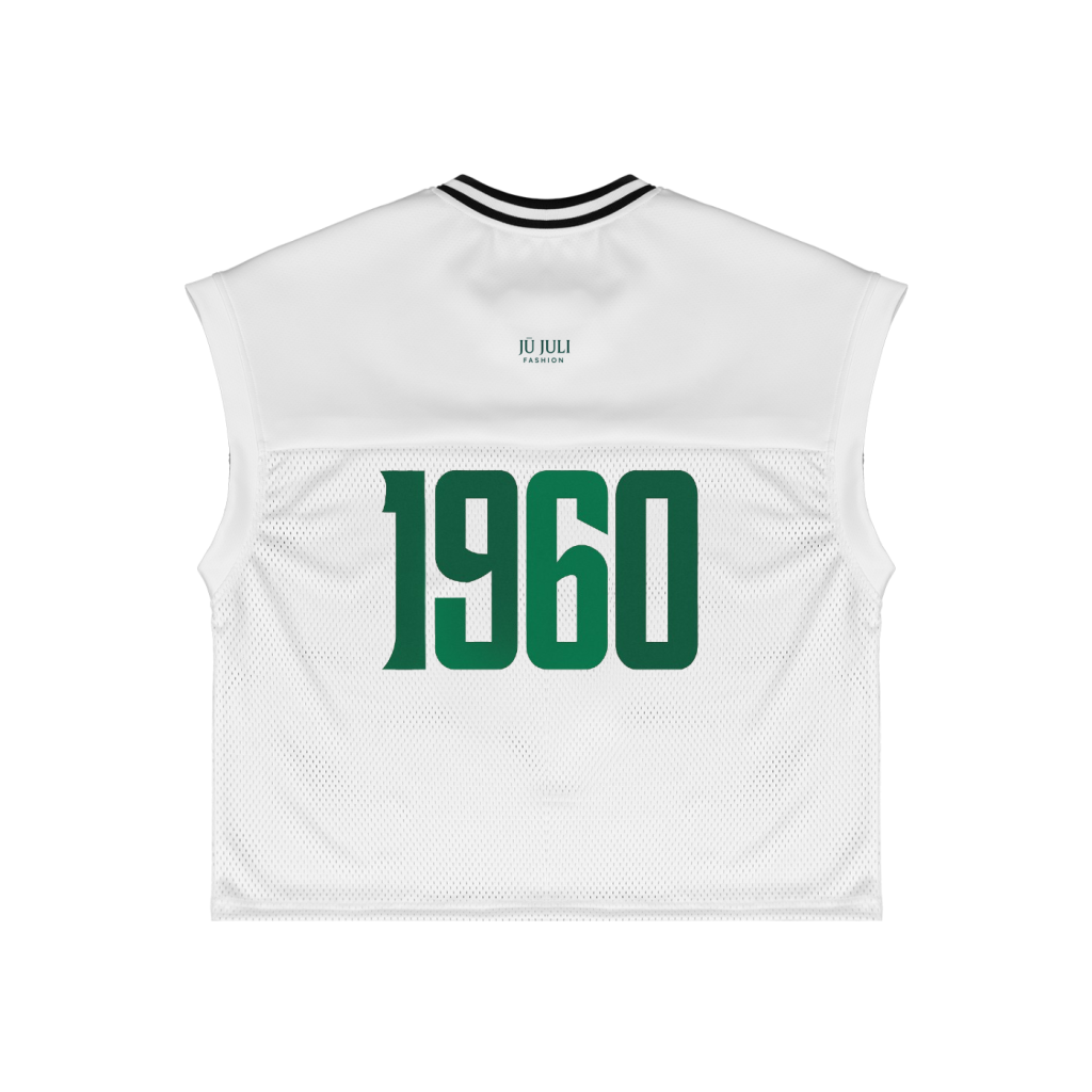 Jū Juli- Nigeria “Naija No Dey Carry Last” Loose sleeveless Mesh shirt