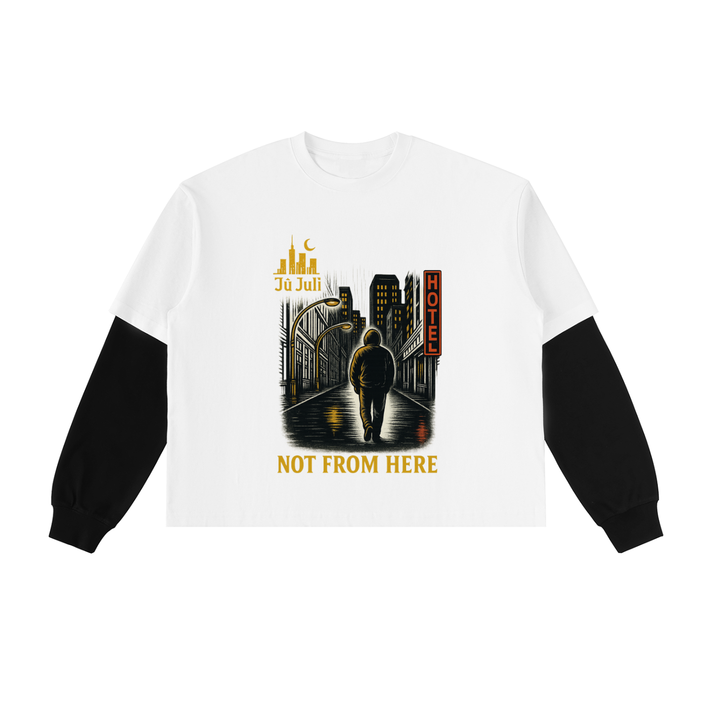 Jū Juli- “Not From Here” Long sleeve Tee