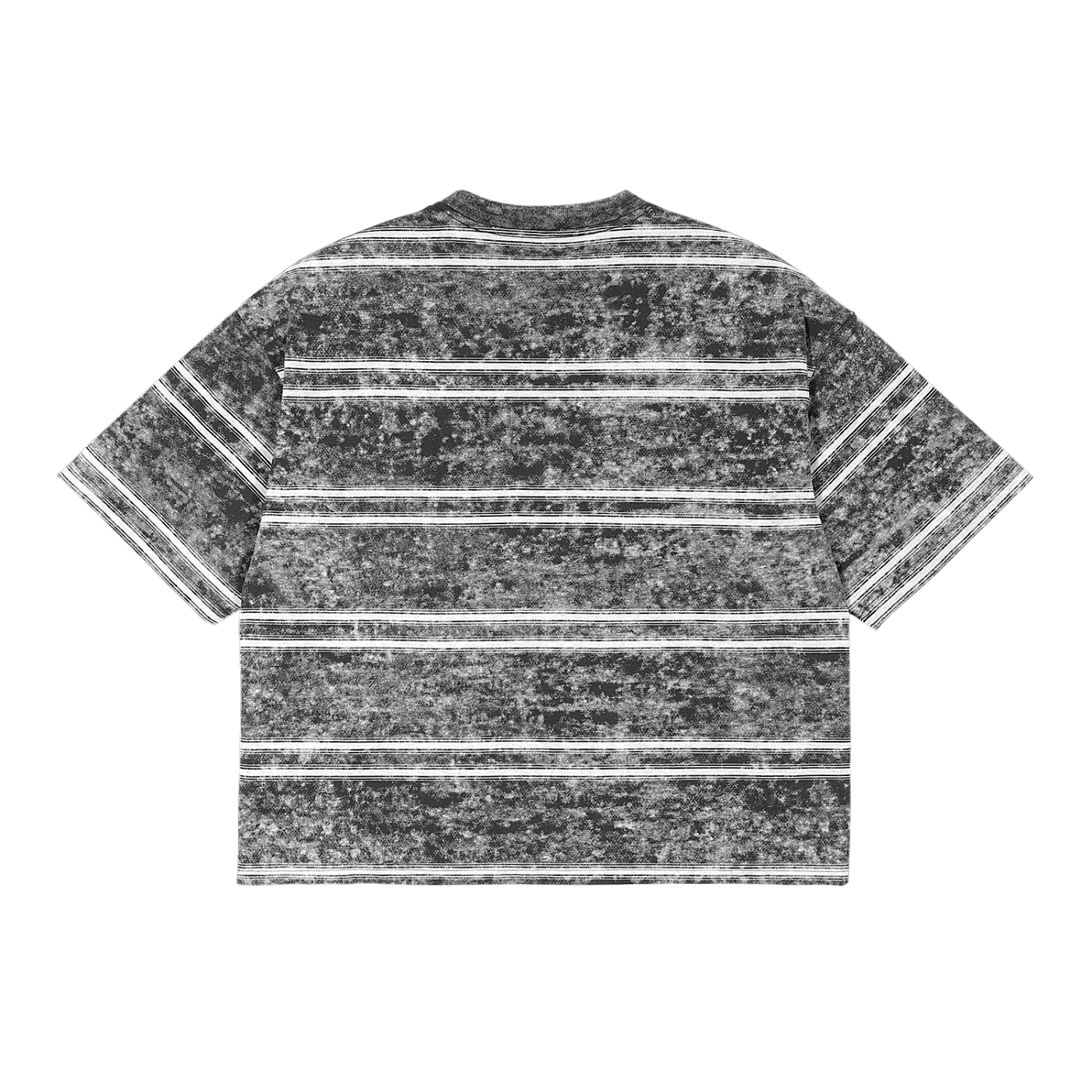 Ju Juli- Snow Washed Stripe Boxy T-shirt