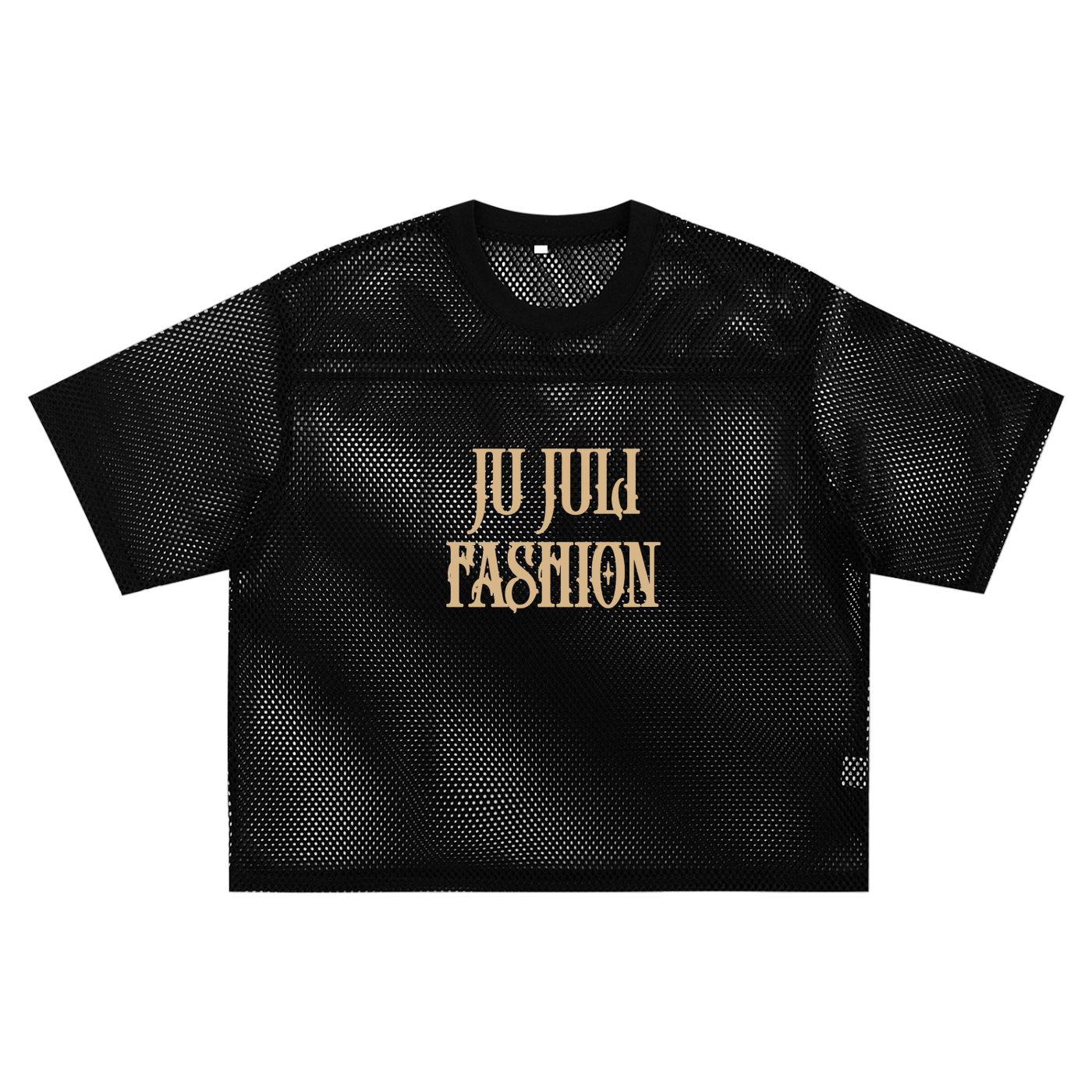 Ju Juli- See-through Boxy Net T-shirt
