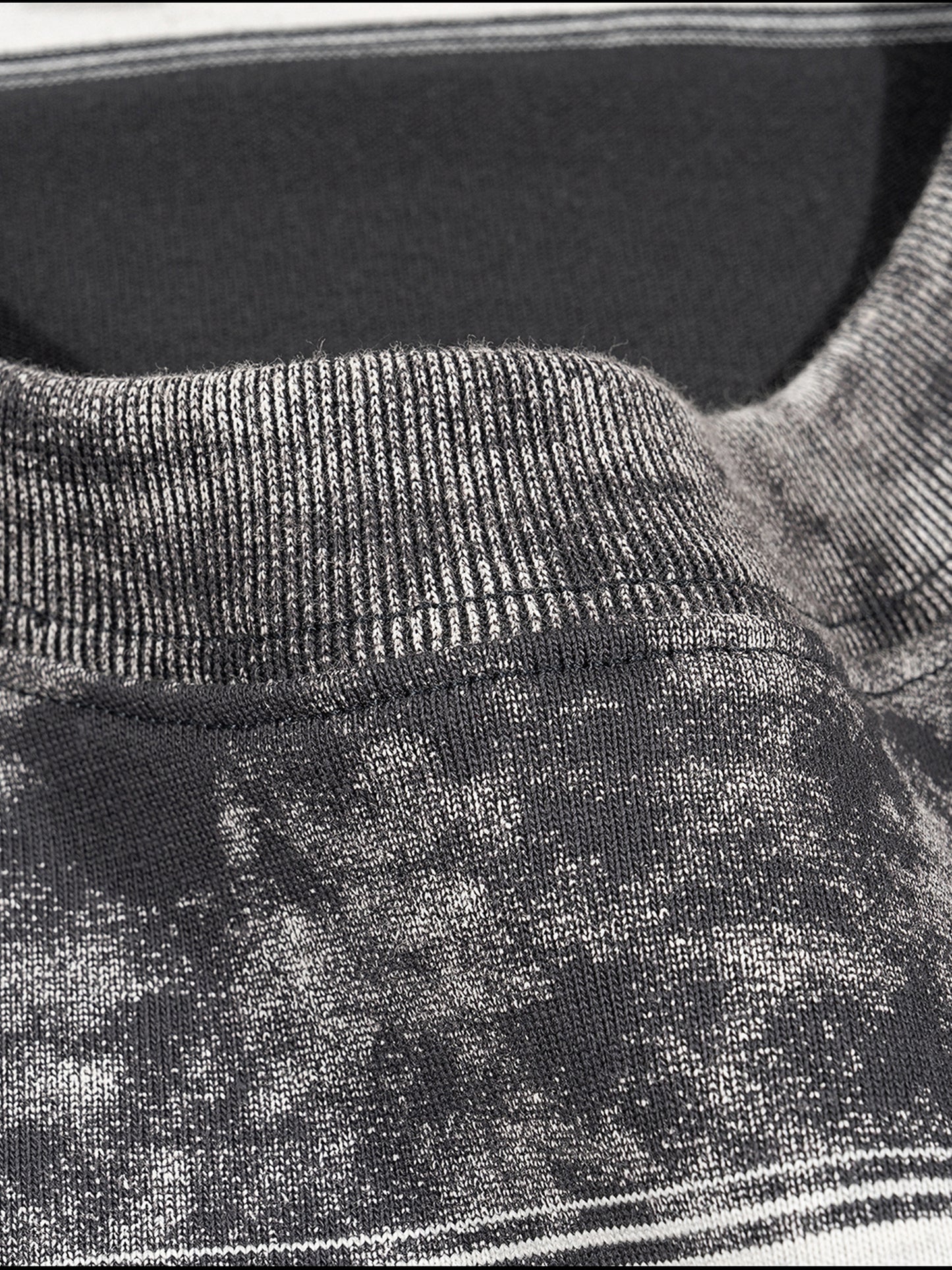 Ju Juli- Snow Washed Stripe Boxy T-shirt