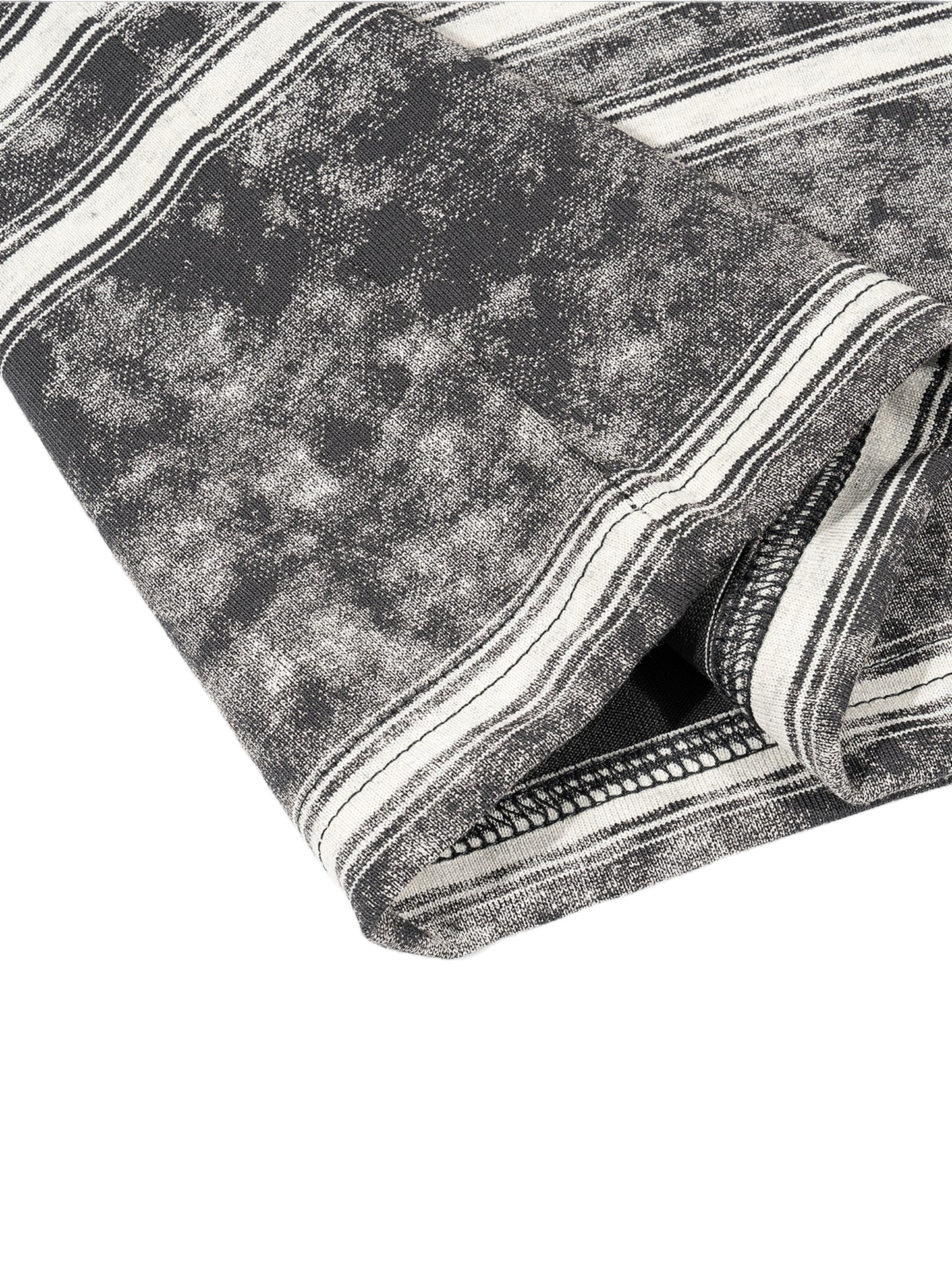Ju Juli- Snow Washed Stripe Boxy T-shirt