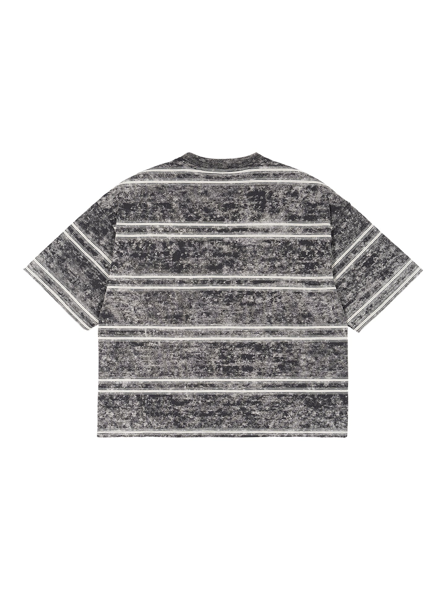 Ju Juli- Snow Washed Stripe Boxy T-shirt