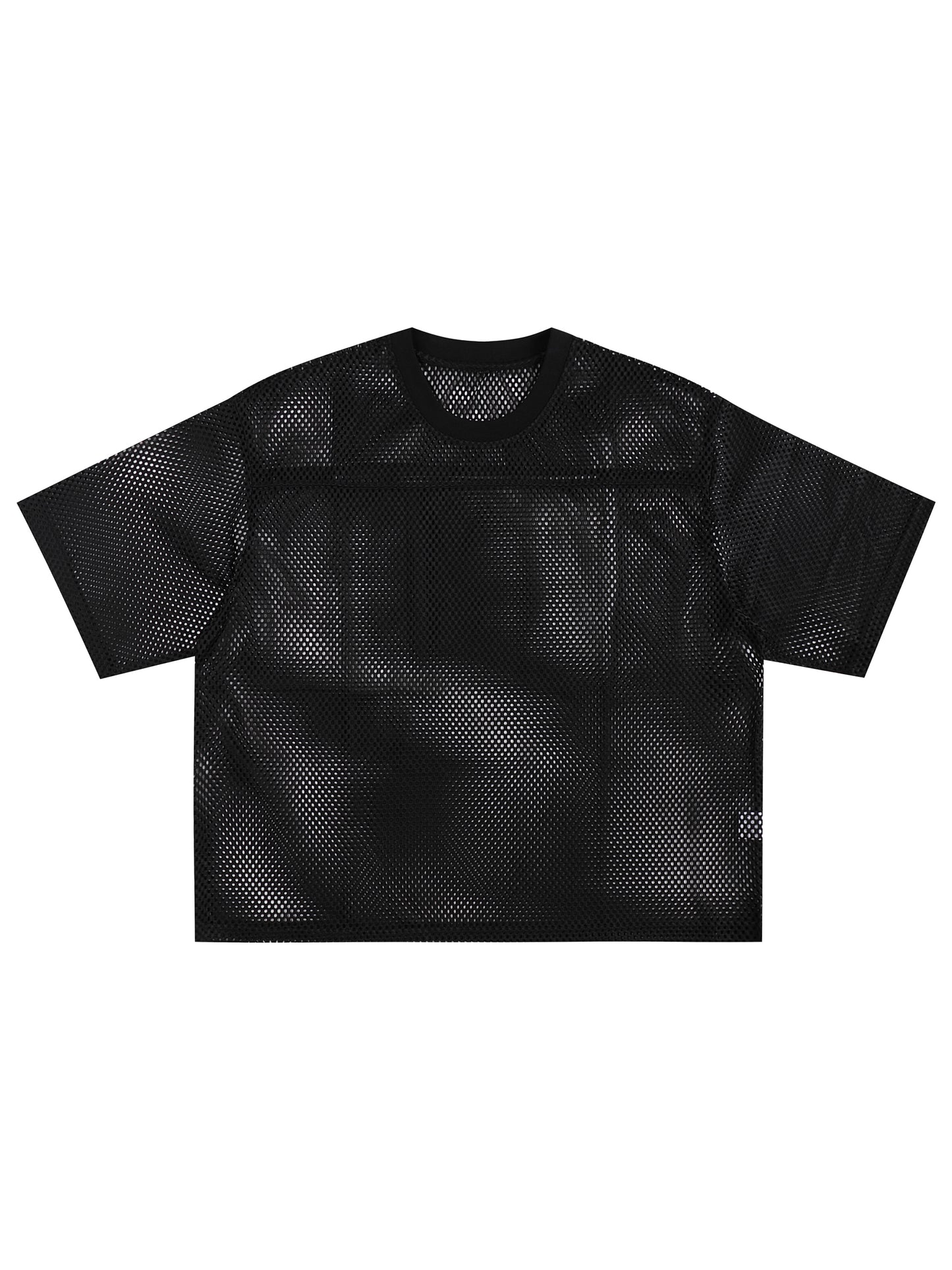 Ju Juli- See-through Boxy Net T-shirt