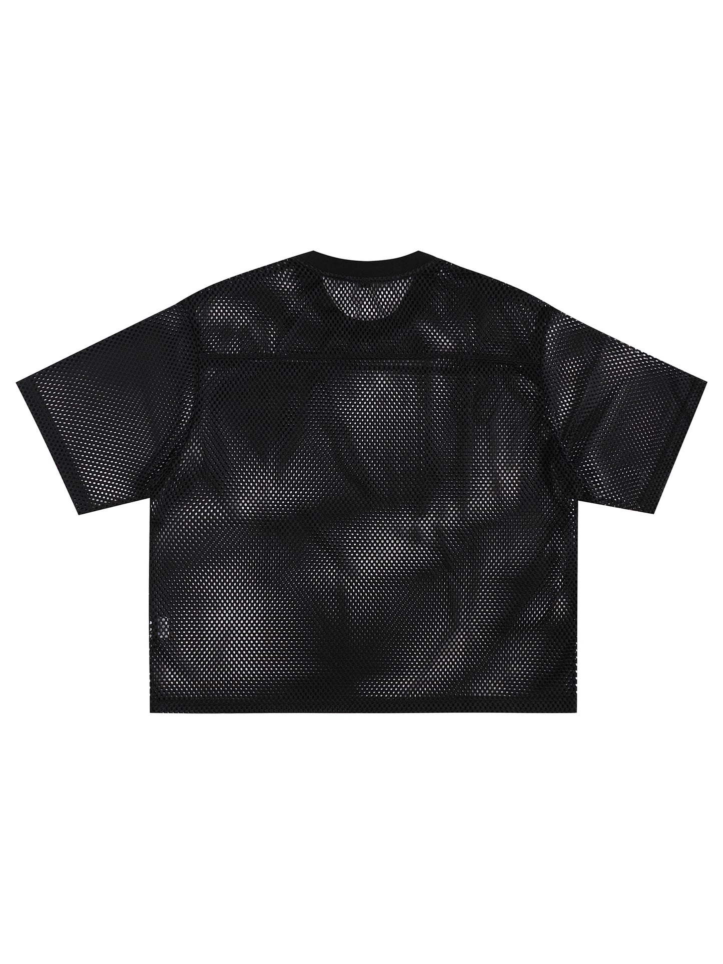 Ju Juli- See-through Boxy Net T-shirt