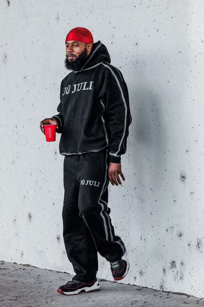 Jū Juli- Sunfaded Edge Hoodie Set