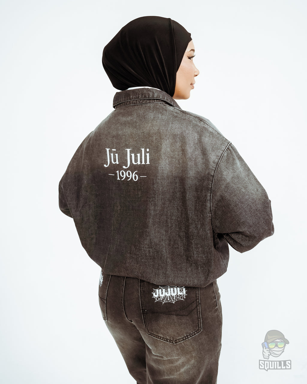 JŪ Juli 1996 Denim Set ( Black )