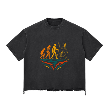 Jū Juli- “Evolution of Self” Distressed Tee