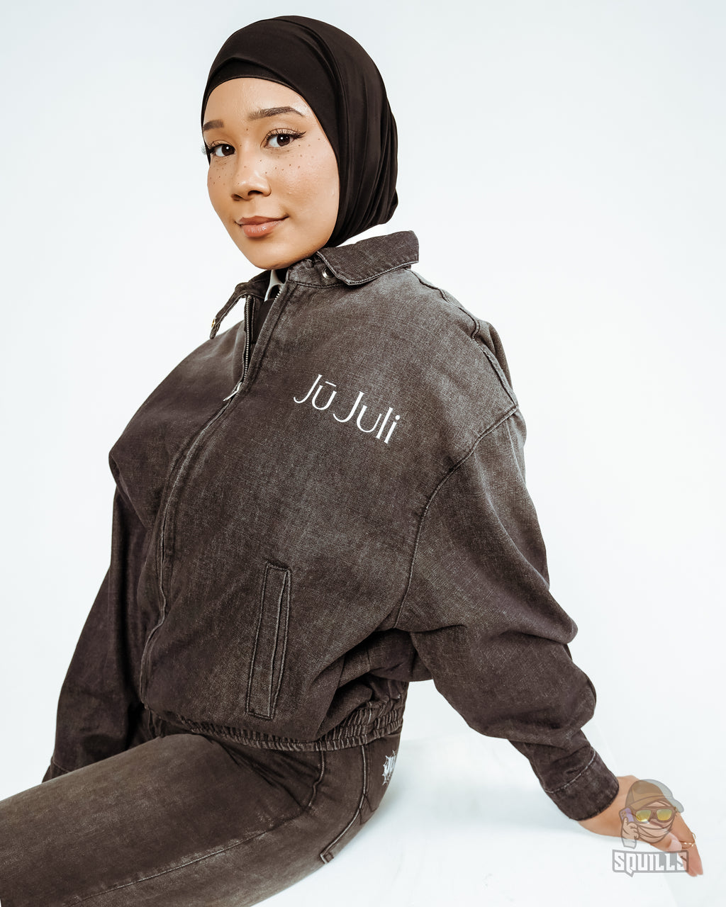 JŪ Juli 1996 Denim Set ( Black )
