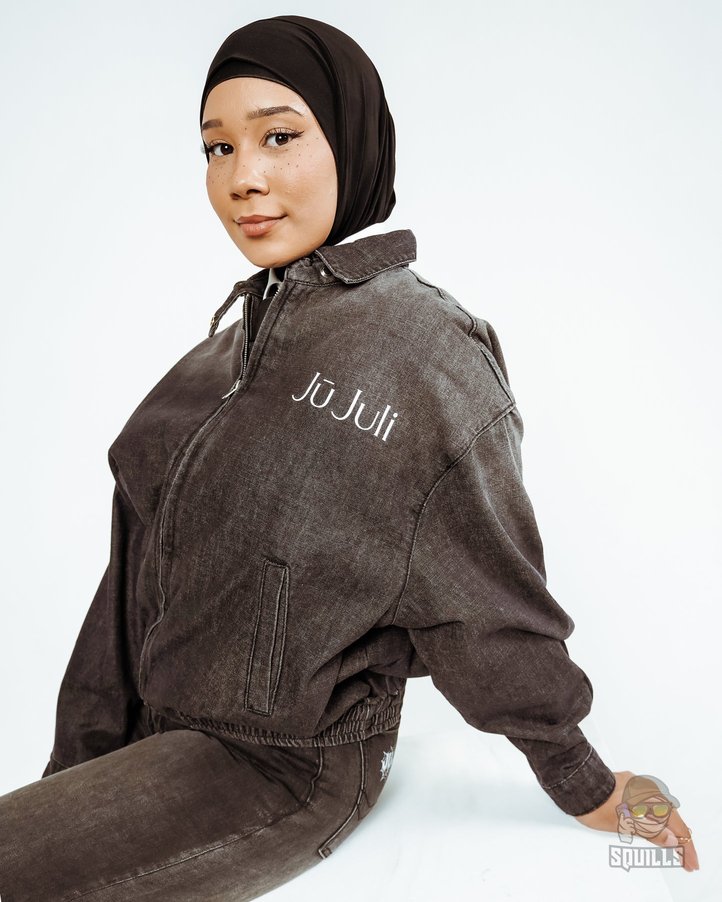JŪ Juli 1996 Denim Set ( Black )