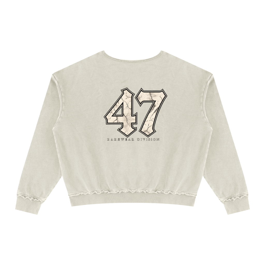 Ju Juli 1847 Unisex Raw Edge Crewneck Sweatshirt