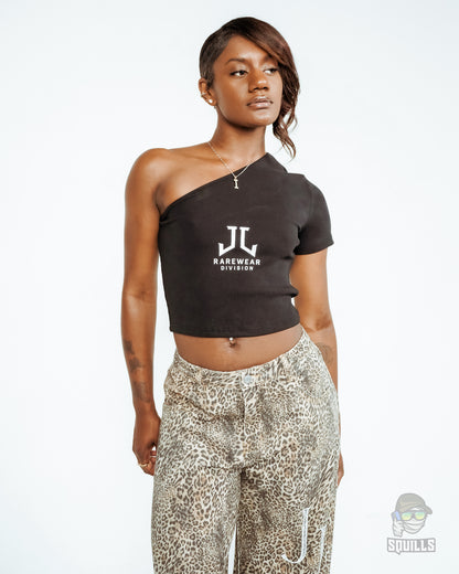 Jū Juli- THE RARE SHOULDER TOP — Black