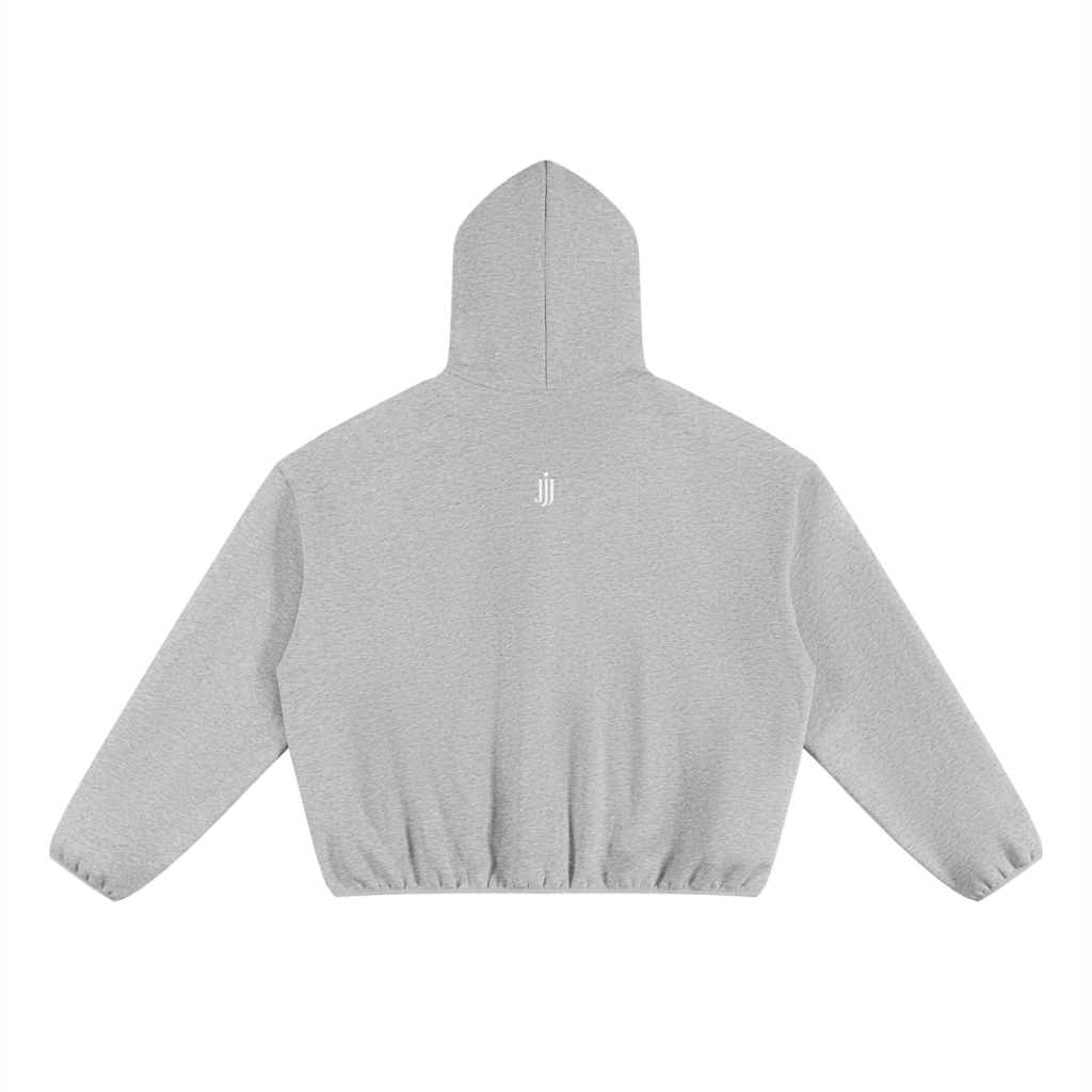 Jū Juli- Signature Piped Boxy Hoodie