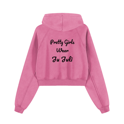 Jū Juli “ PGWJJ “ cropped hoodie