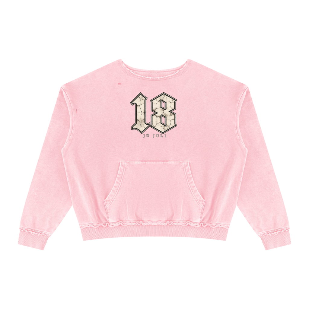 Ju Juli 1847 Unisex Raw Edge Crewneck Sweatshirt