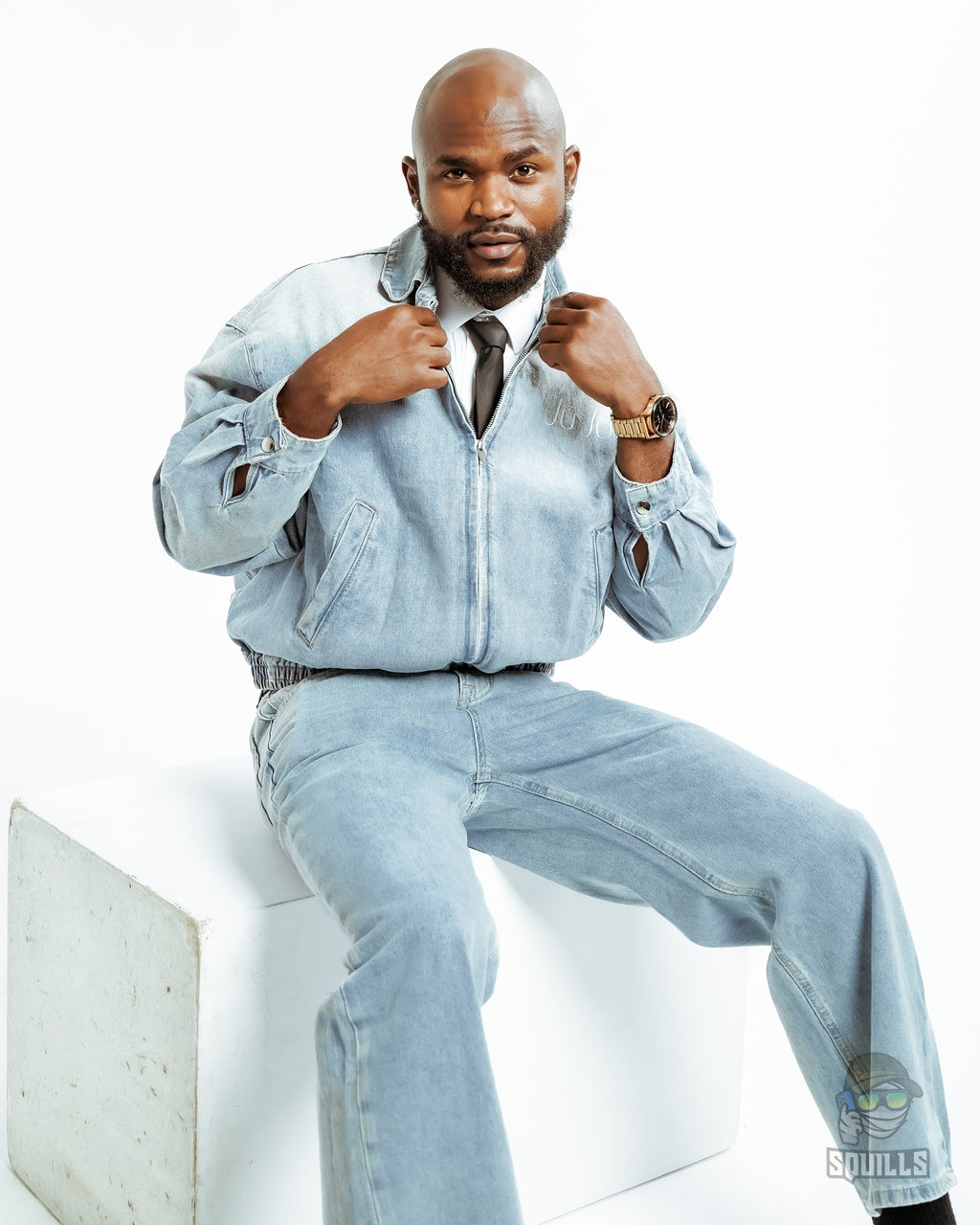 JŪ Juli 1996 Denim Set ( Blue )