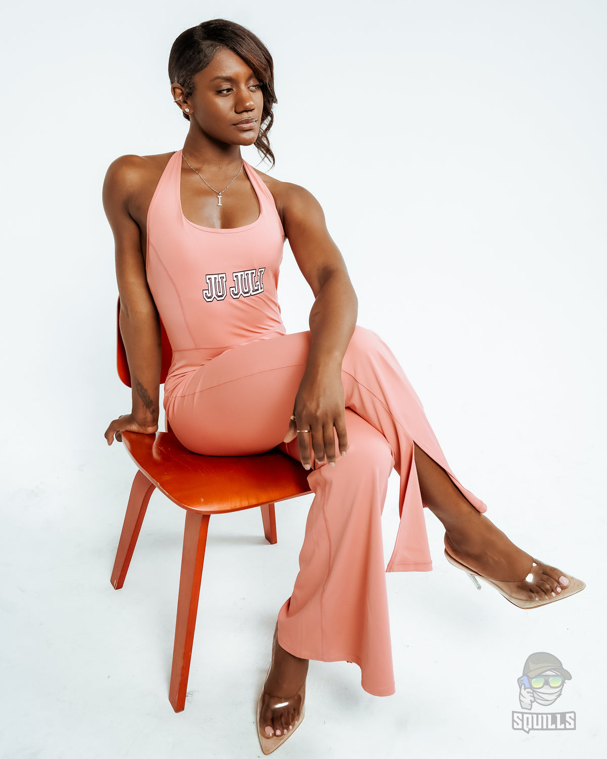 JŪ Juli Aura Halter Jumpsuit