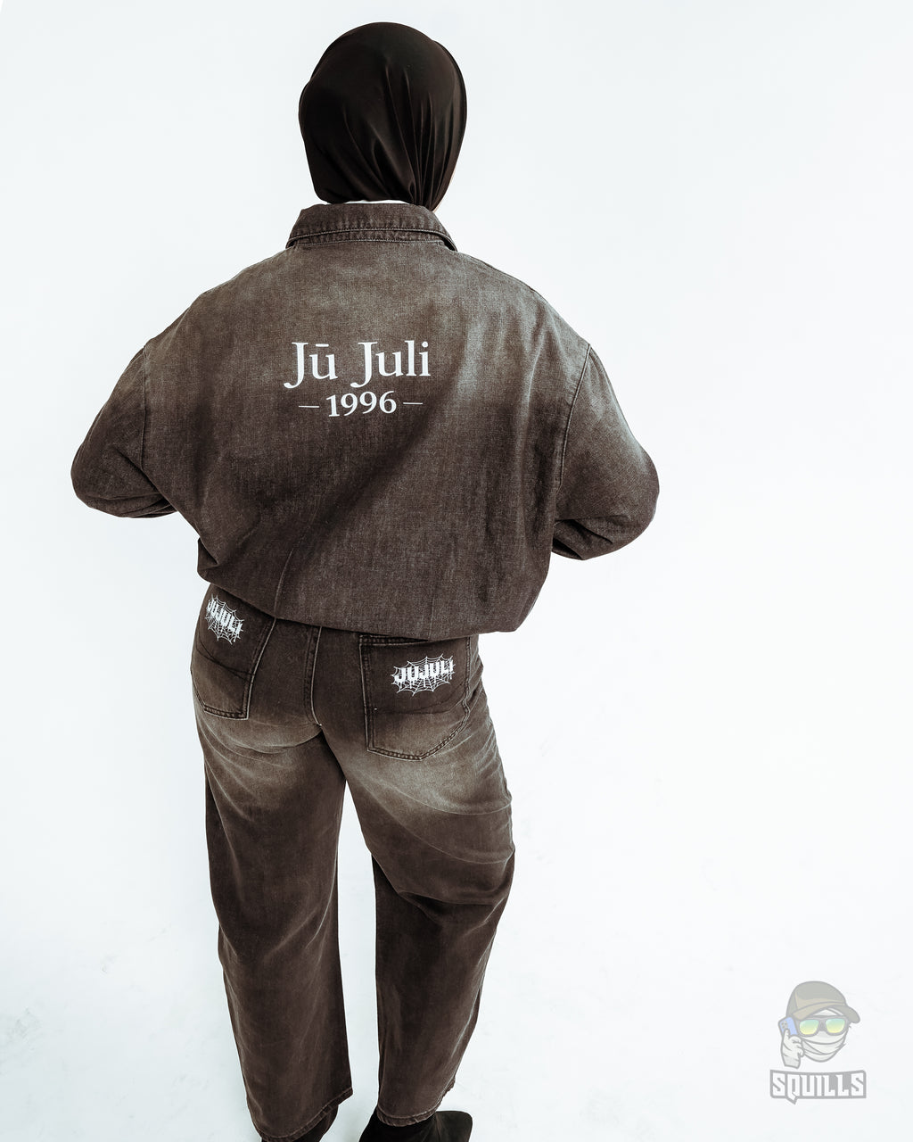 JŪ Juli 1996 Denim Set ( Black )