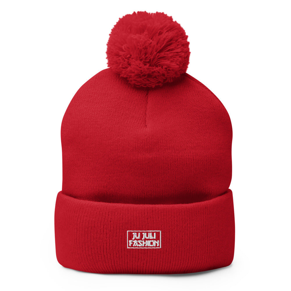 Jū Juli- “Rare Warmth” Pom Beanie