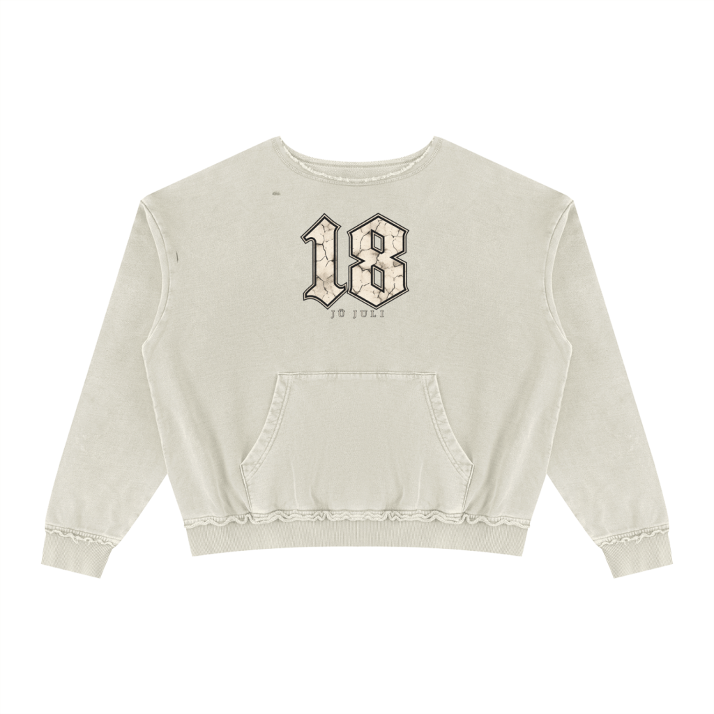 Ju Juli 1847 Unisex Raw Edge Crewneck Sweatshirt