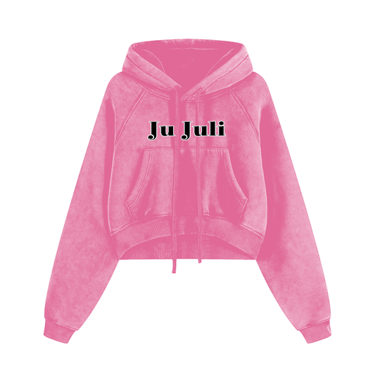 Jū Juli “ PGWJJ “ cropped hoodie