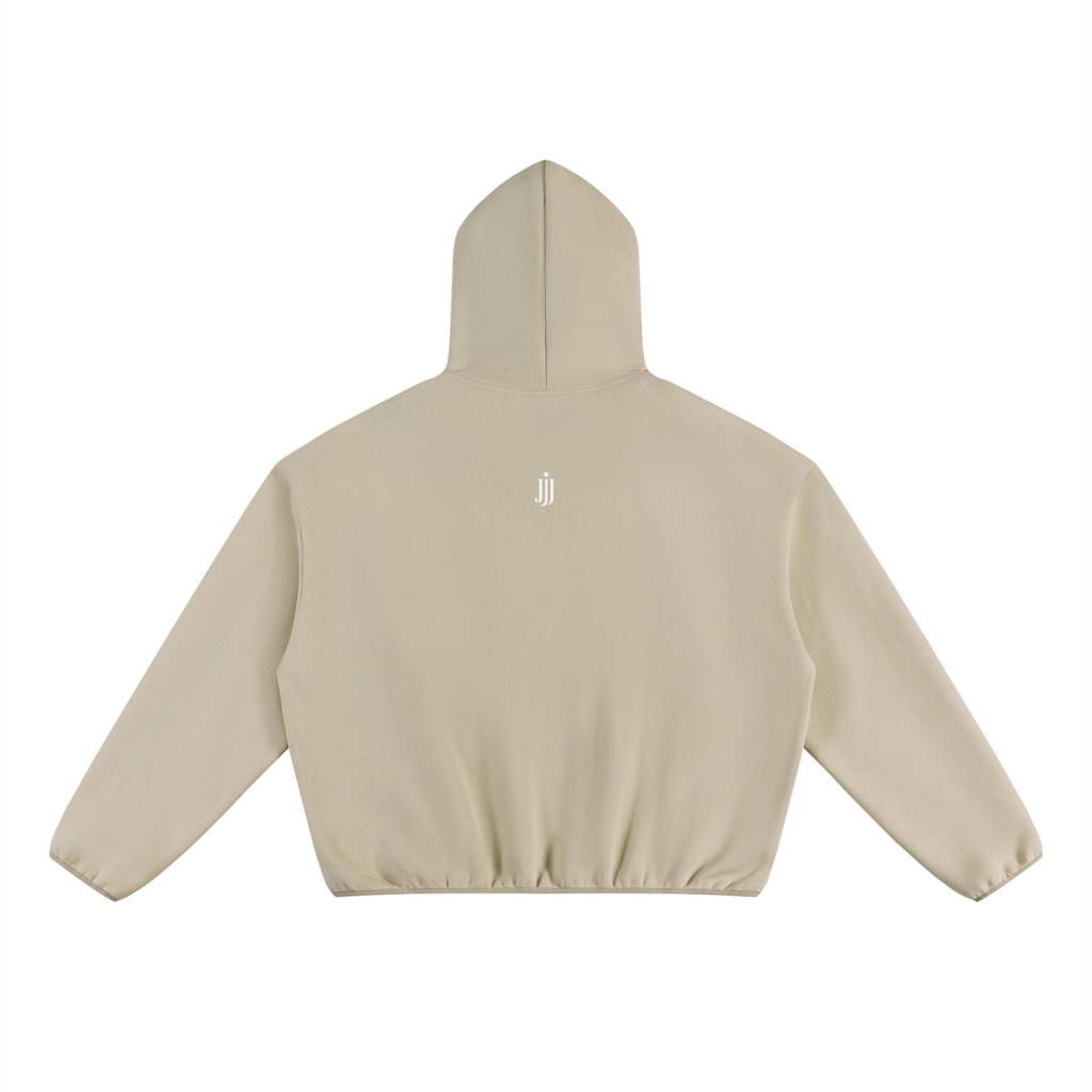 Jū Juli- Signature Piped Boxy Hoodie
