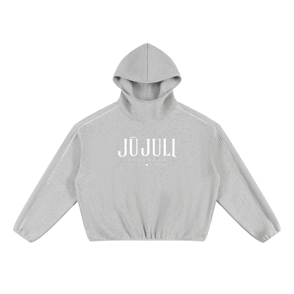 Jū Juli- Signature Piped Boxy Hoodie