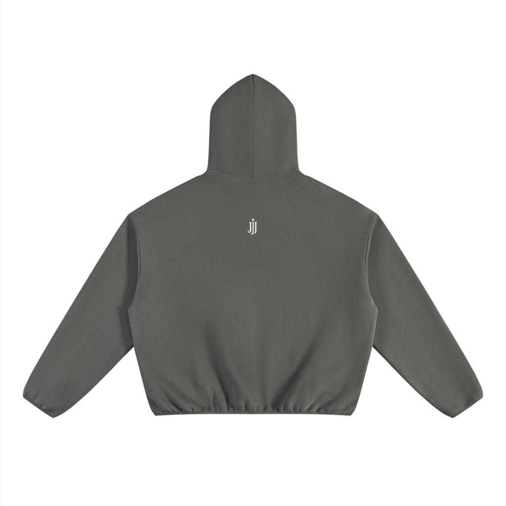 Jū Juli- Signature Piped Boxy Hoodie