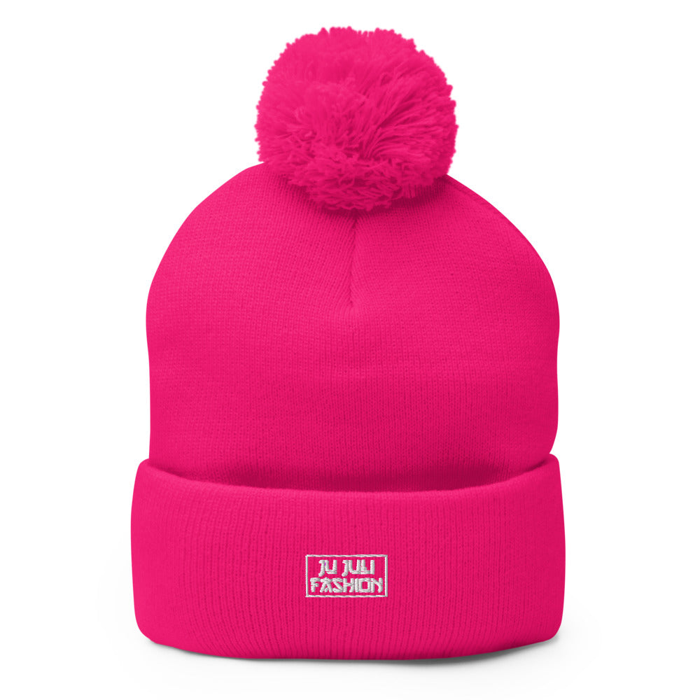 Jū Juli- “Rare Warmth” Pom Beanie