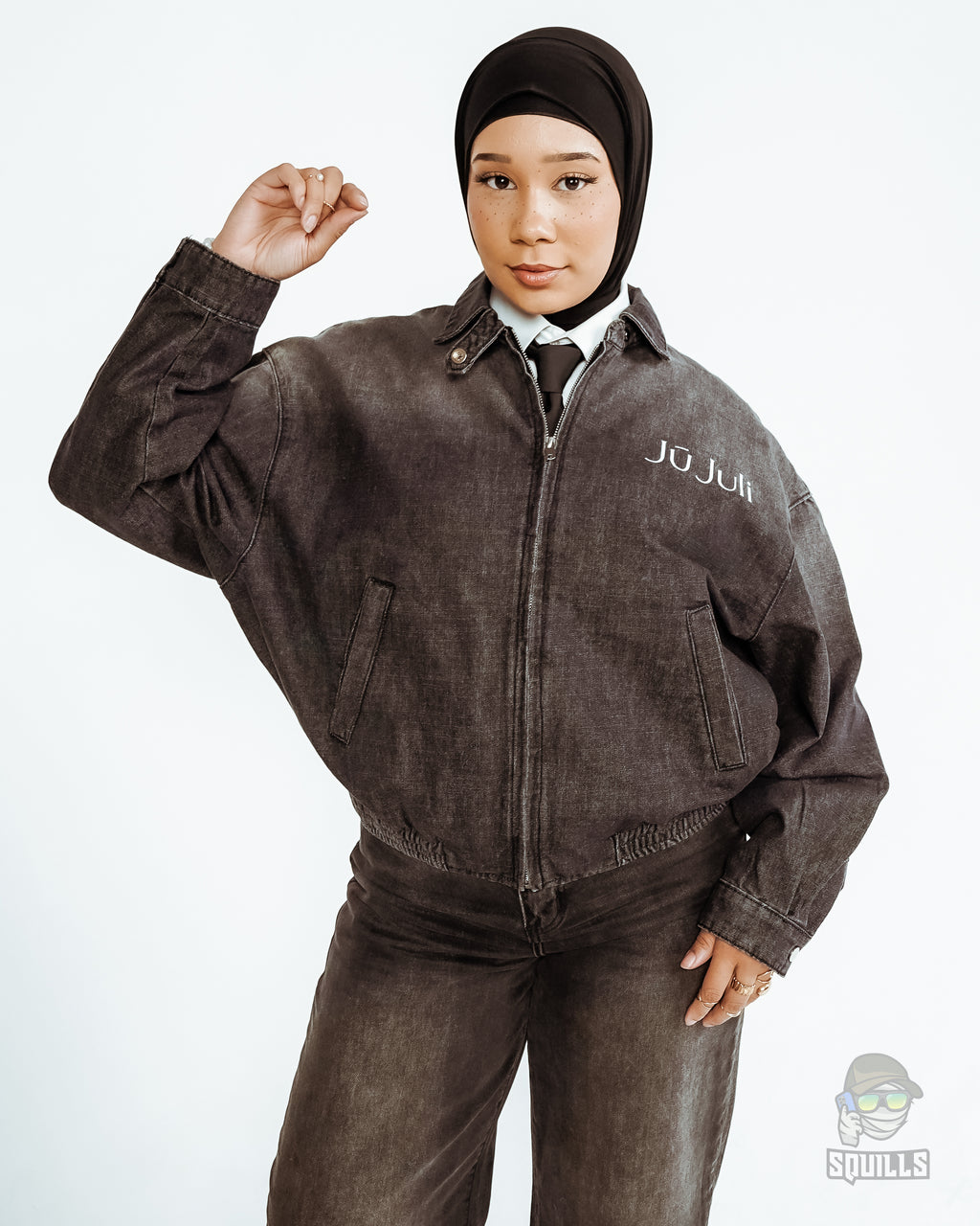 JŪ Juli 1996 Denim Set ( Black )
