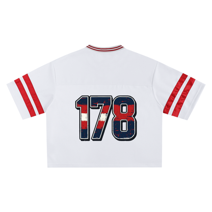 Ju Juli- Liberia Independence Day  Taped Mesh Boxy T-shirt