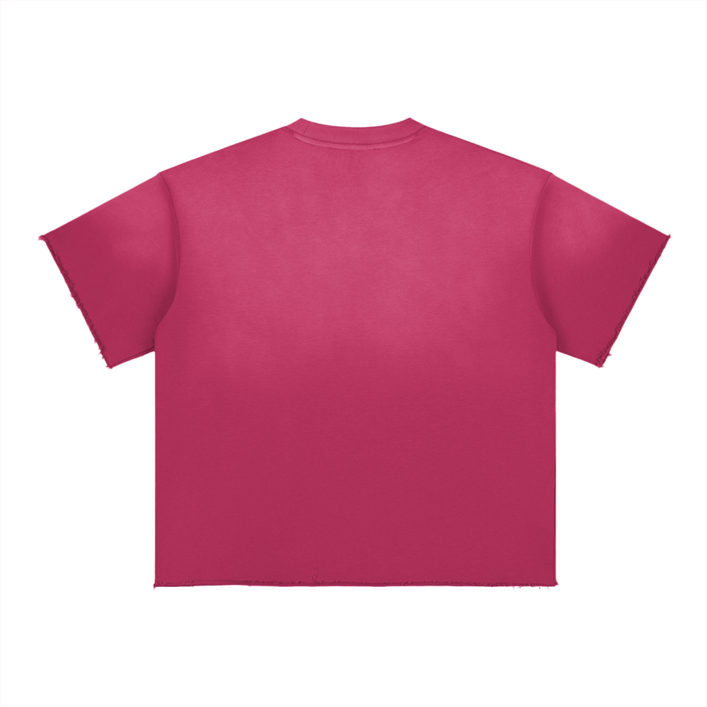 Jū Juli “ Monrovia City “ Sun Fade Raw Edge T-Shirt