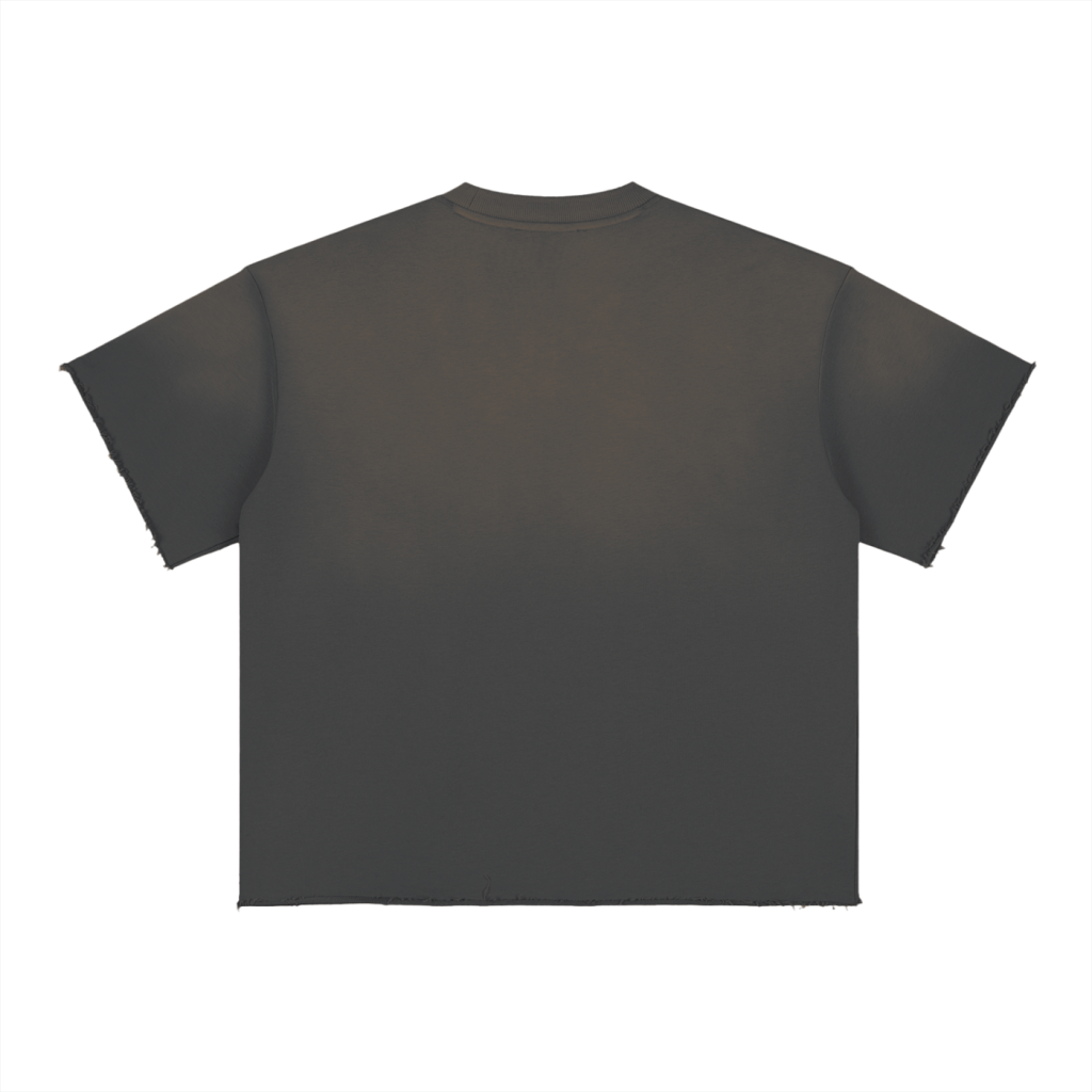 Jū Juli “ Monrovia City “ Sun Fade Raw Edge T-Shirt