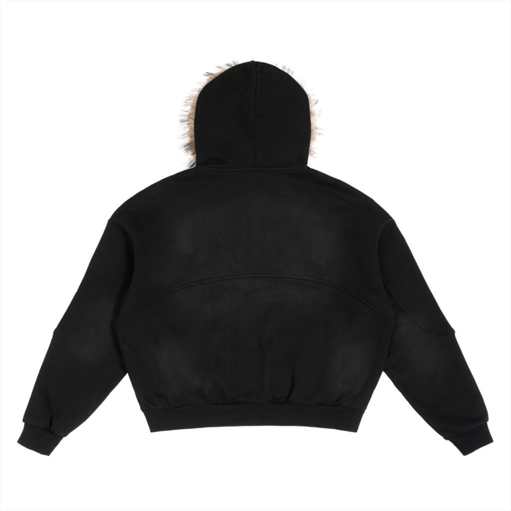 Ju Juli- Arctic Fade detachable Fur Hoodie