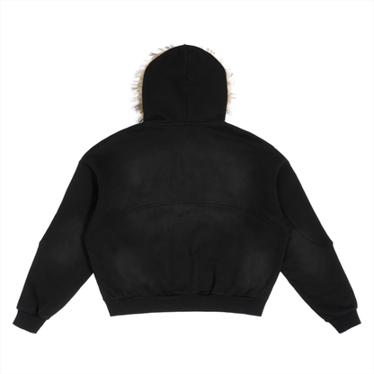Ju Juli- Arctic Fade detachable Fur Hoodie