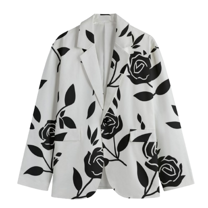 Jū Juli- “The Black Rose” Blazer Set