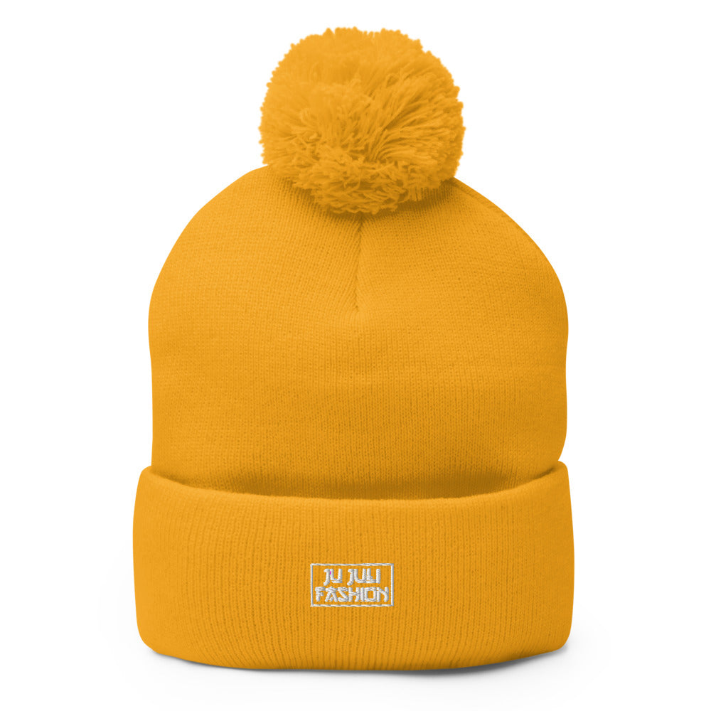 Jū Juli- “Rare Warmth” Pom Beanie