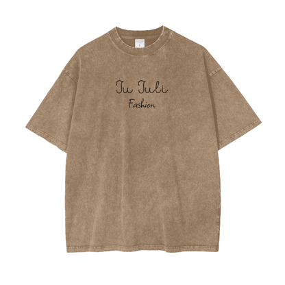 Jū Juli Classic Acid wash Tee