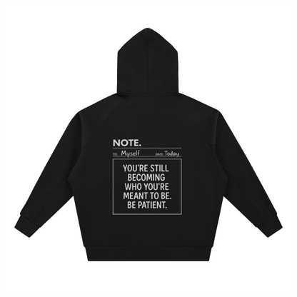 Jū Juli- “Note to self” Zip Hoodie