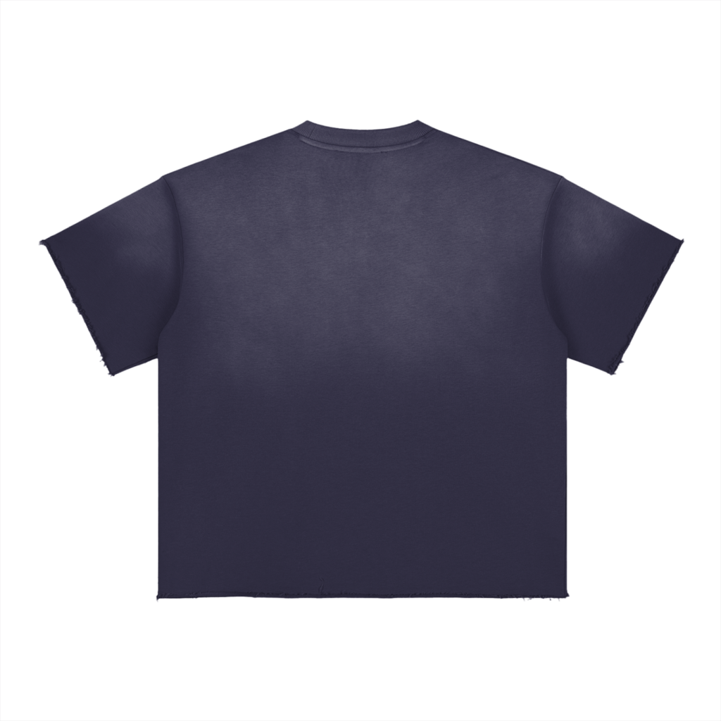 Jū Juli “ Monrovia City “ Sun Fade Raw Edge T-Shirt