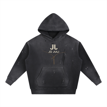 Jū Juli- “Rare Path 1-of-1” Distressed Hoodie