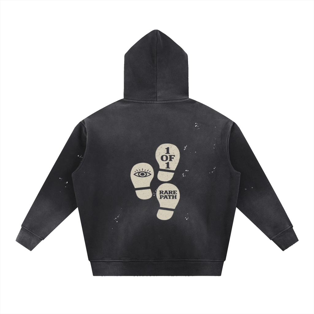 Jū Juli- “Rare Path 1-of-1” Distressed Hoodie