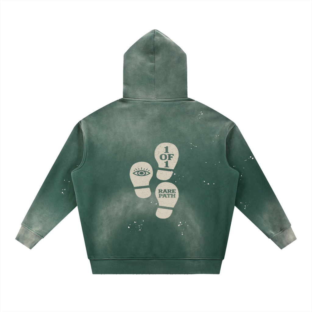 Jū Juli- “Rare Path 1-of-1” Distressed Hoodie