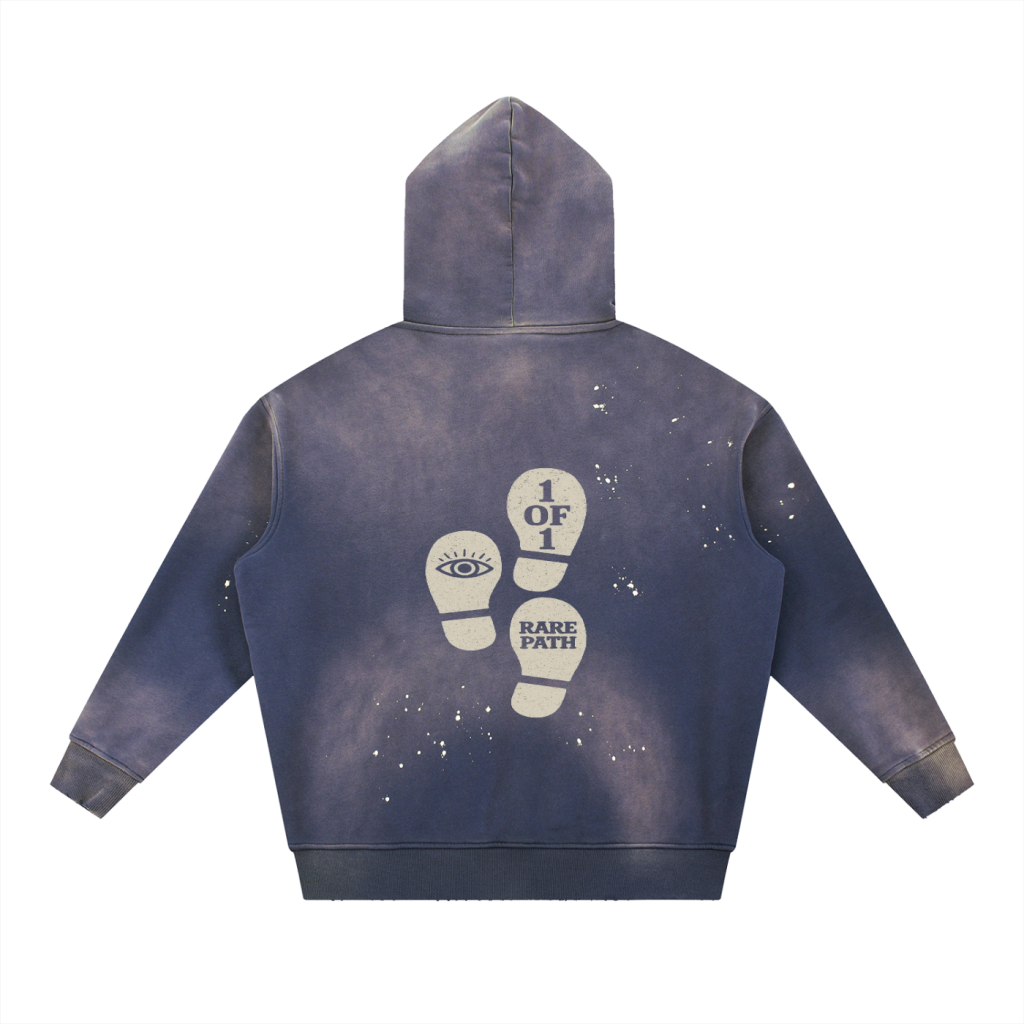 Jū Juli- “Rare Path 1-of-1” Distressed Hoodie