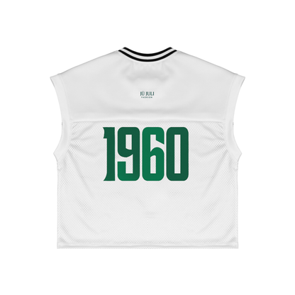 Jū Juli- Nigeria “Naija No Dey Carry Last” Loose sleeveless Mesh shirt